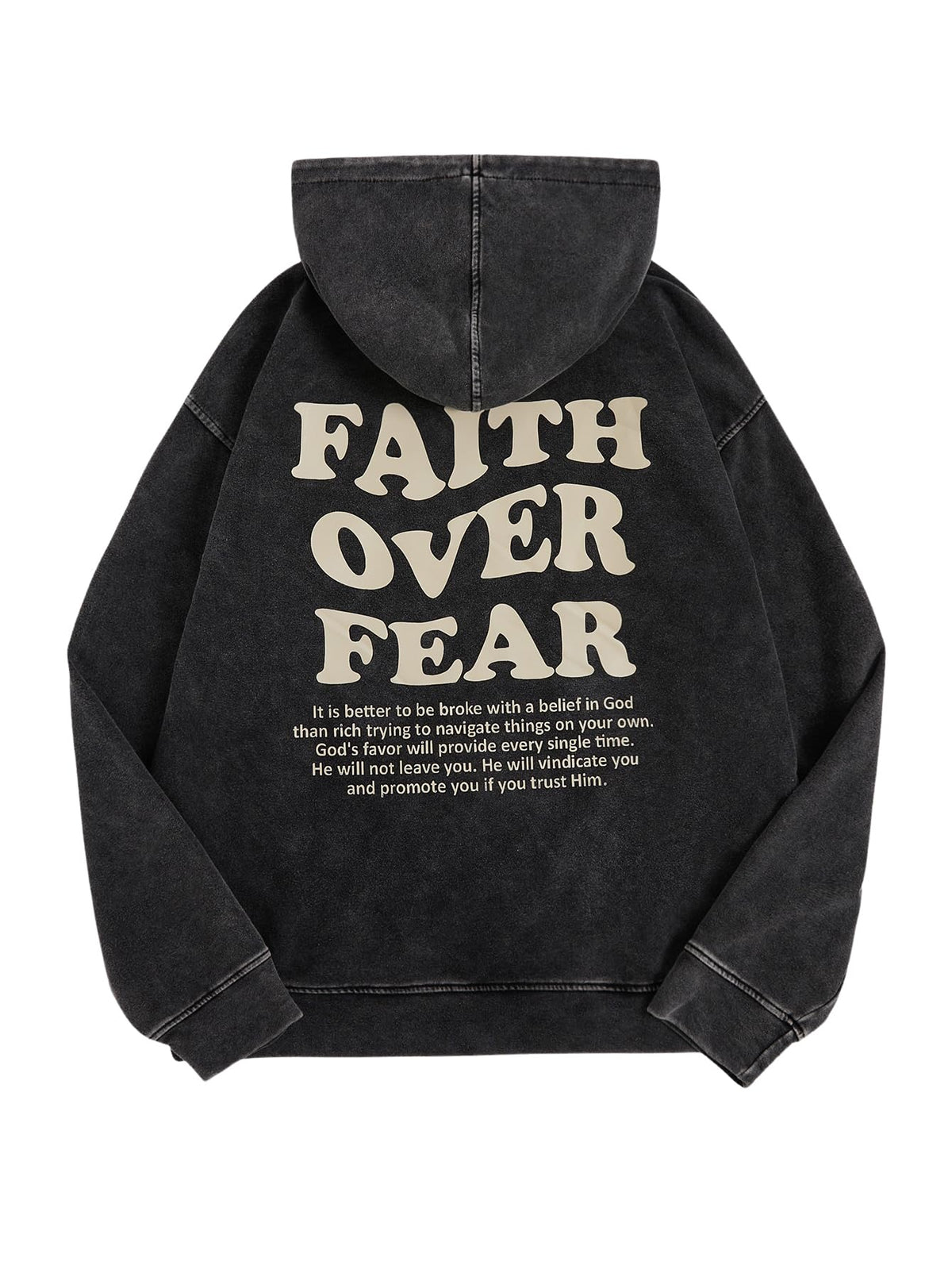 WDIRARA Men's Y2k Graphic Distressed Hoodie Vintage Hooded Sweatshirt