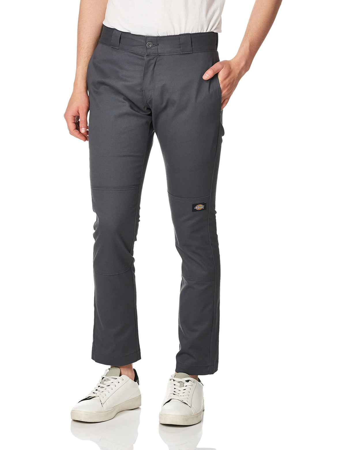 Dickies Men's Skinny Straight Double Knee Work Pants