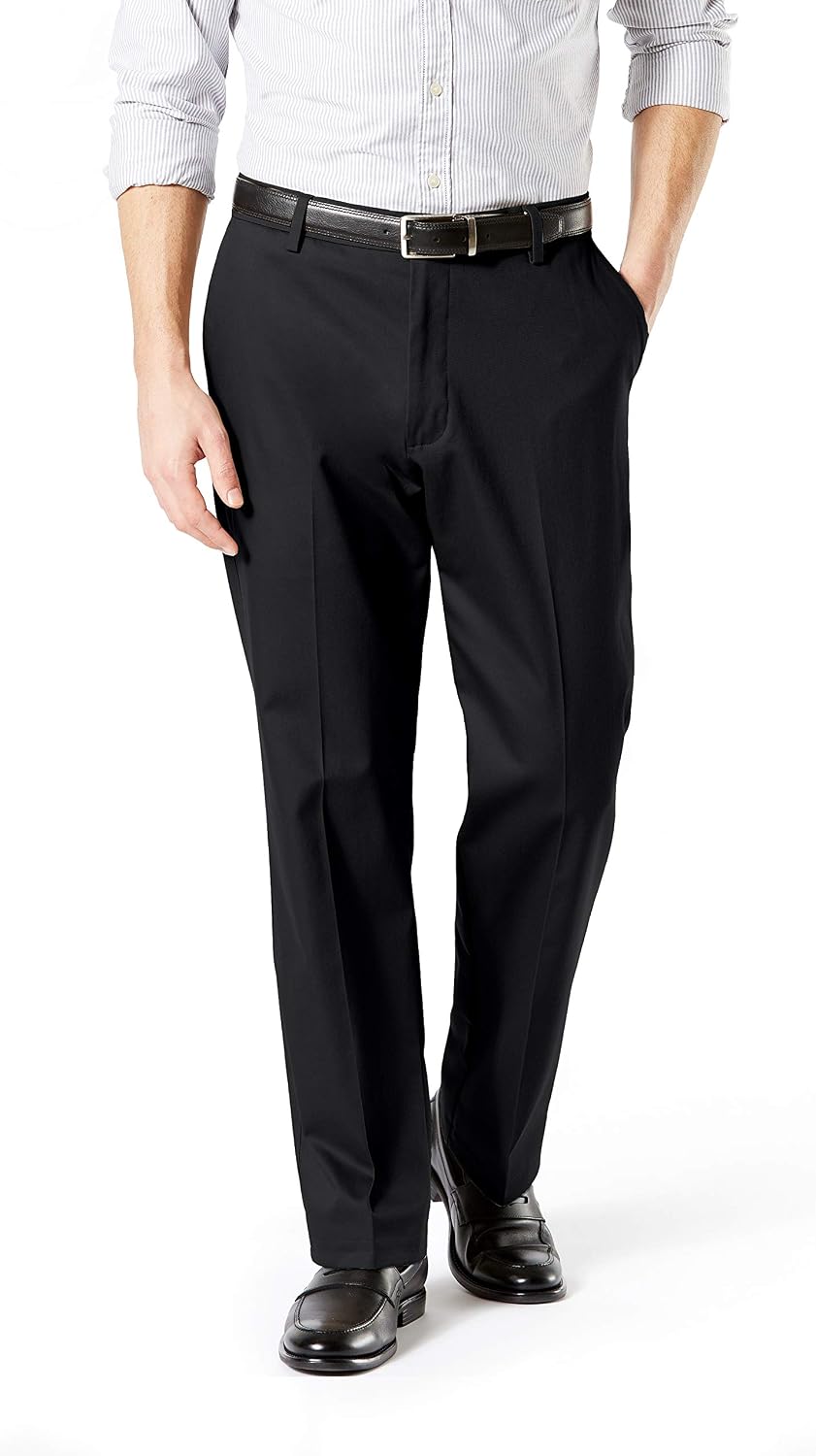 Dockers Men's Classic Fit Signature Khaki Lux Cotton Stretch Pants