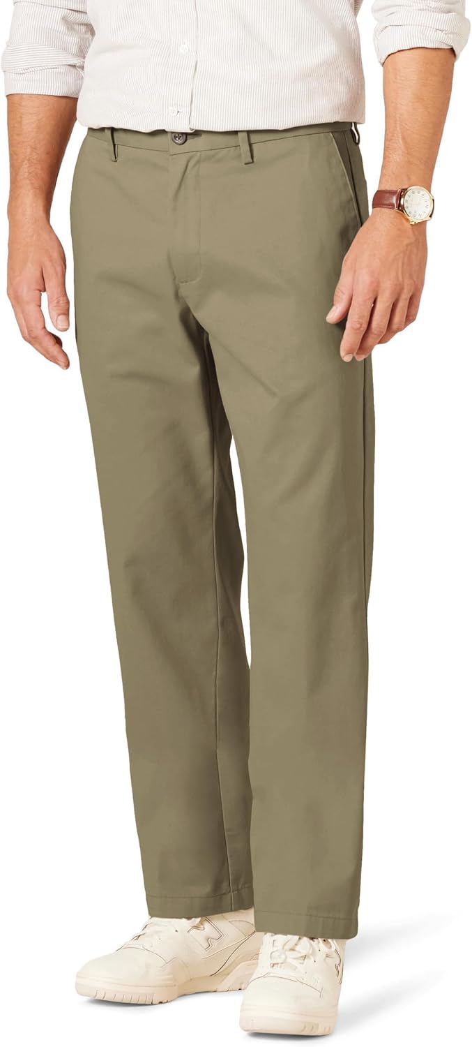 Amazon Essentials Men's Classic-Fit Wrinkle-Resistant Flat-Front Chino Pant (Available in Big & Tall)