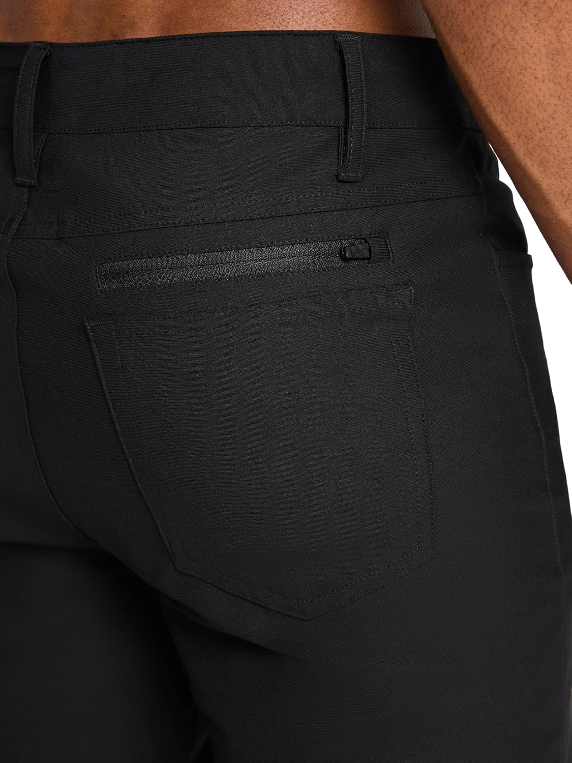 Reebok Men's 5-Pocket Voyager Oblong Pant, Tapered Slim Fit, Lightweight Poly Double-Knit Fabric