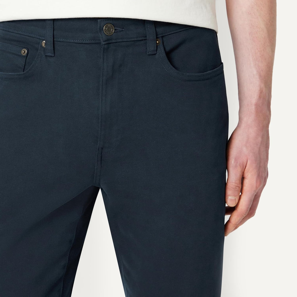 Amazon Essentials Men's Slim Fit Garment Dyed Five Pocket Pants