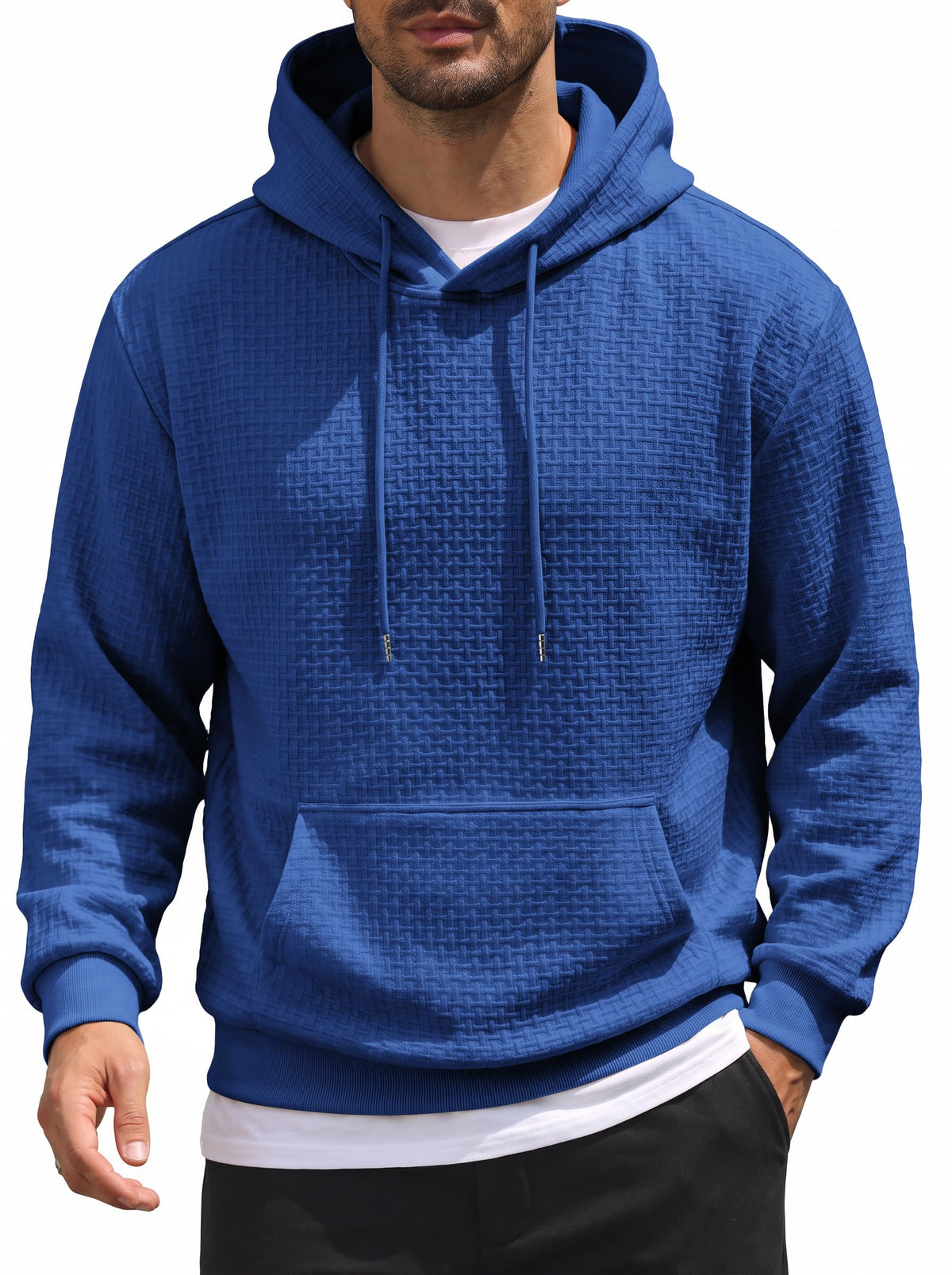 COOFANDY Men's Hoodie Pullover Casual Hooded Sweatshirt Kangaroo Pocket