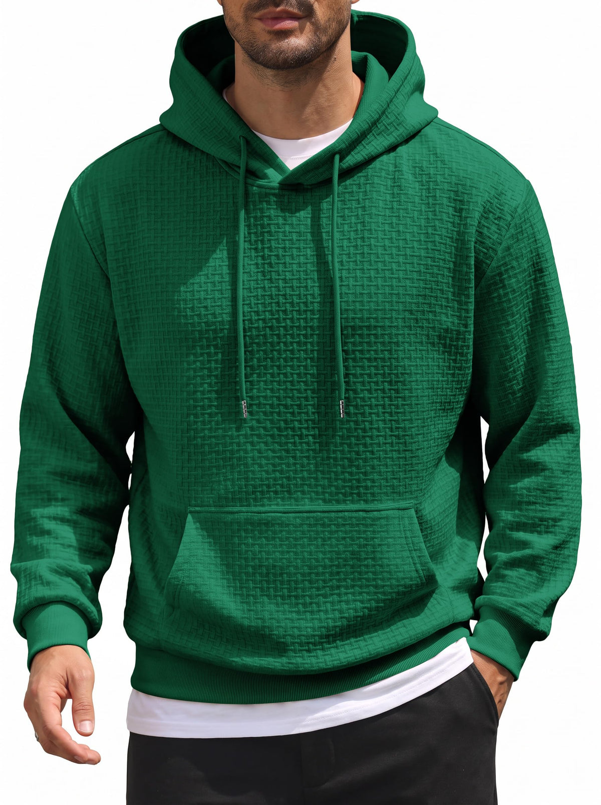 COOFANDY Men's Hoodie Pullover Casual Hooded Sweatshirt Kangaroo Pocket