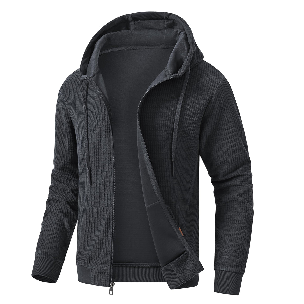 Yundobop Men's Full Zip Casual hoodie Sweatshirt Jacket
