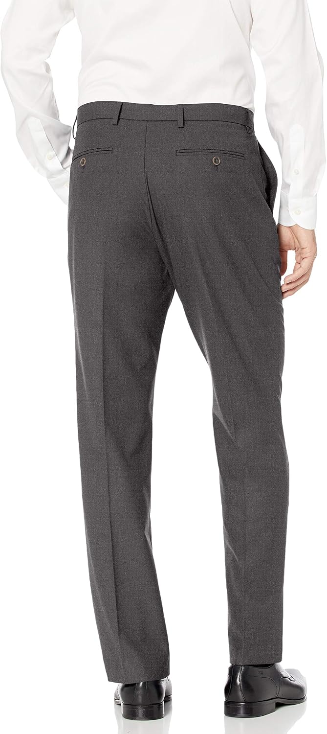 Amazon Essentials Men's Classic-Fit Wrinkle-Resistant Stretch Dress Pants