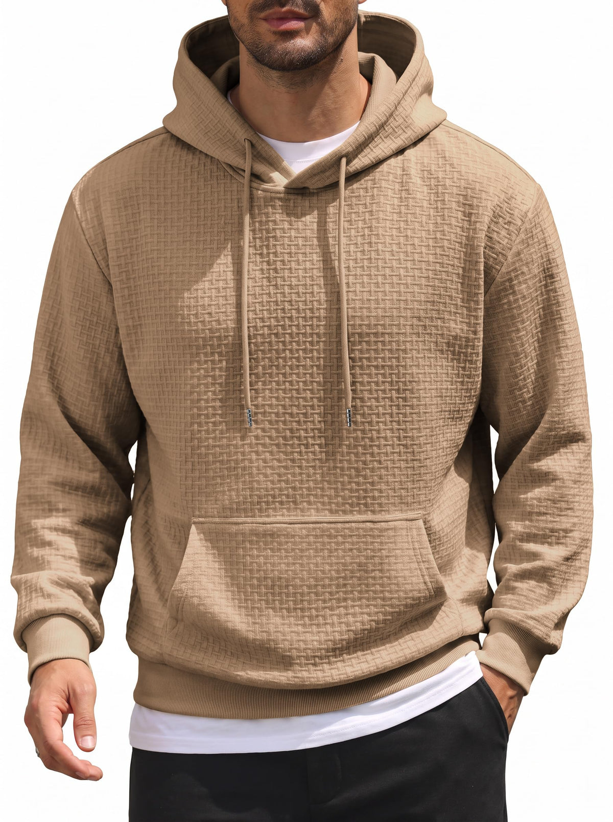 COOFANDY Men's Hoodie Pullover Casual Hooded Sweatshirt Kangaroo Pocket