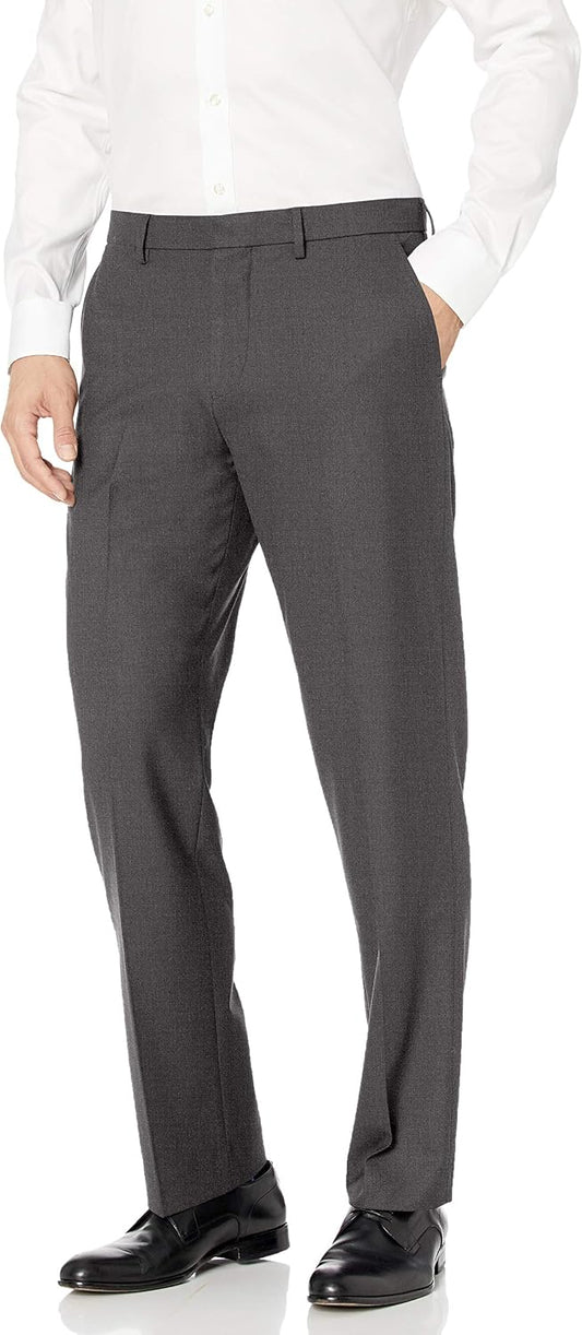 Amazon Essentials Men's Classic-Fit Wrinkle-Resistant Stretch Dress Pants