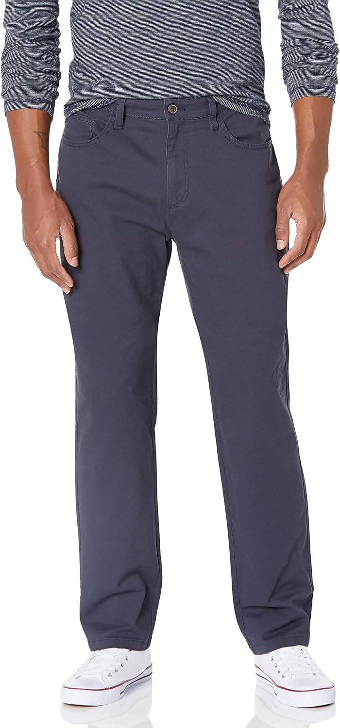 Amazon Essentials Men's Athletic Fit Chinos, Work Pants, 5-Pocket, Cotton Stretch