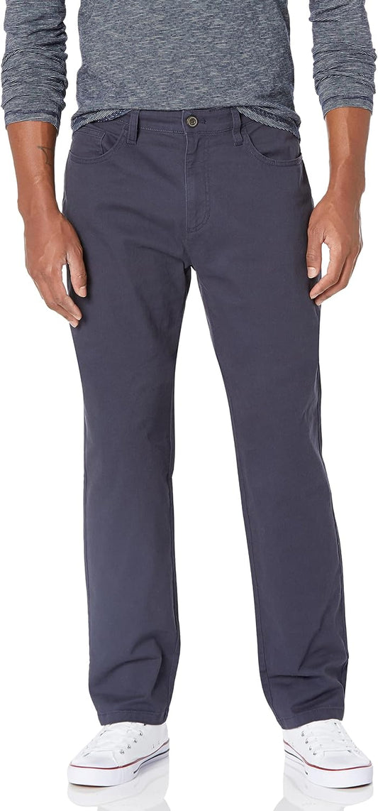 Amazon Essentials Men's Athletic Fit Chinos, Work Pants, 5-Pocket, Cotton Stretch