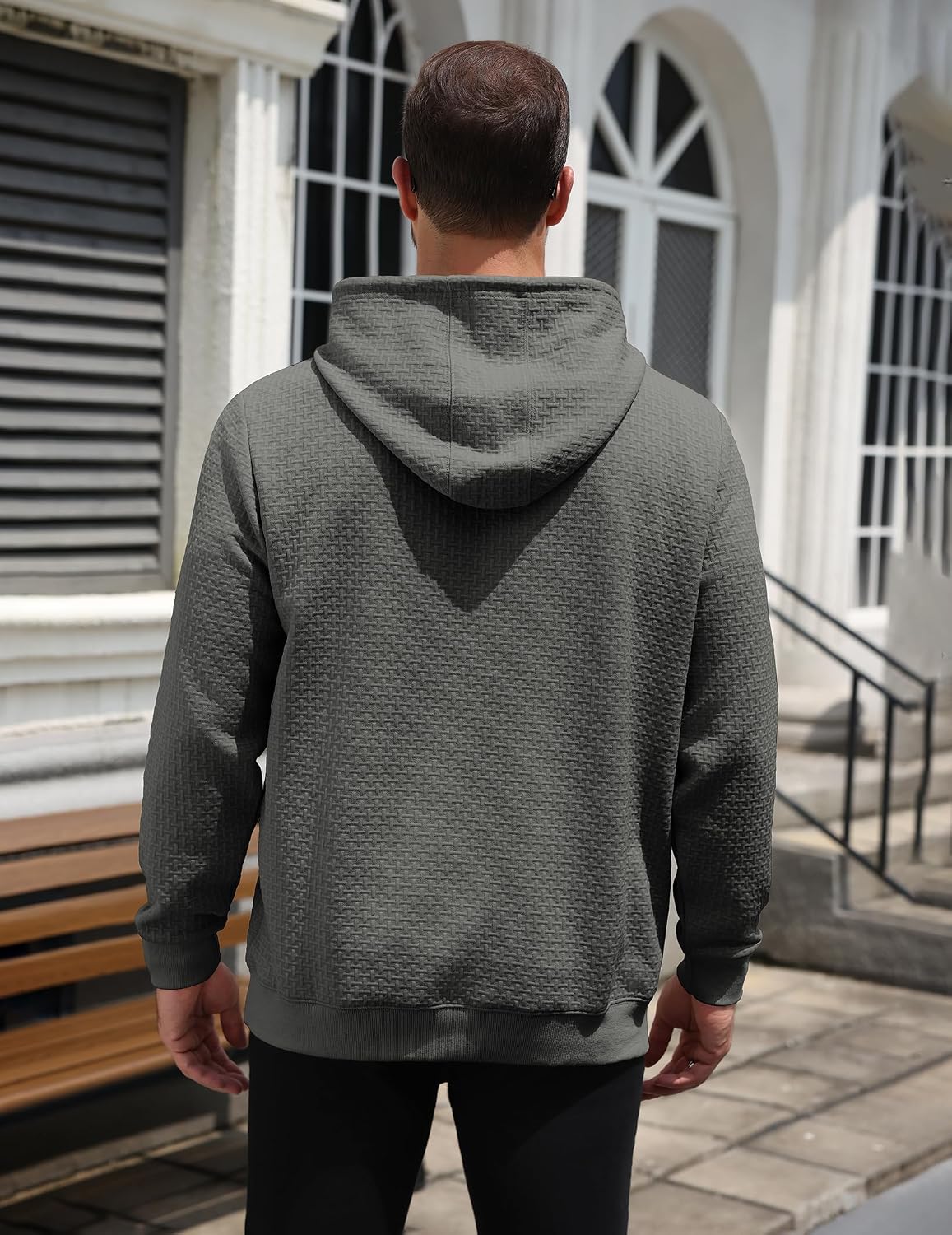COOFANDY Men's Hoodie Pullover Casual Hooded Sweatshirt Kangaroo Pocket