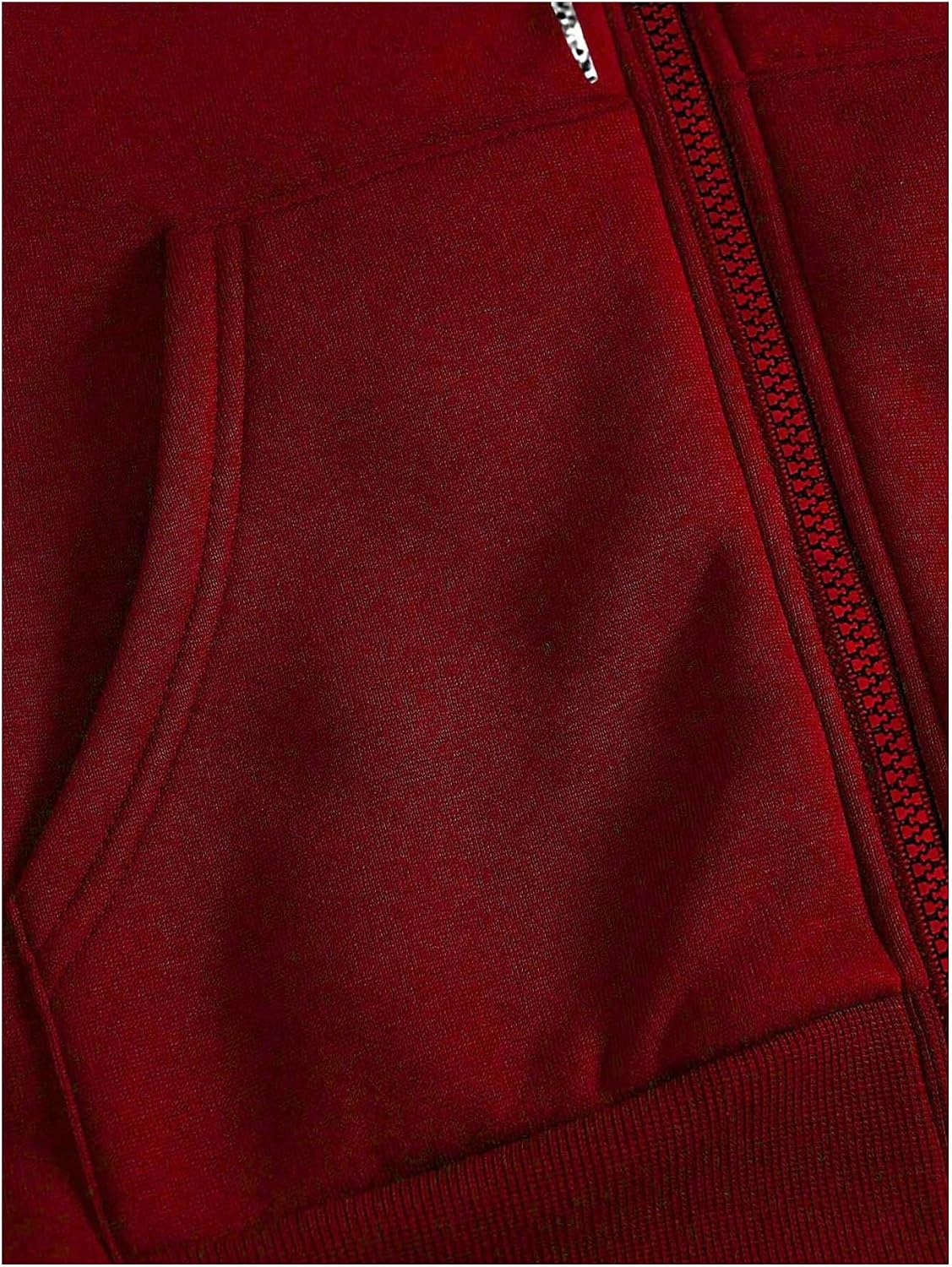 SHENHE Men's Zip Up Graphic Hoodie Long Sleeve Drawstring Sweatshirt