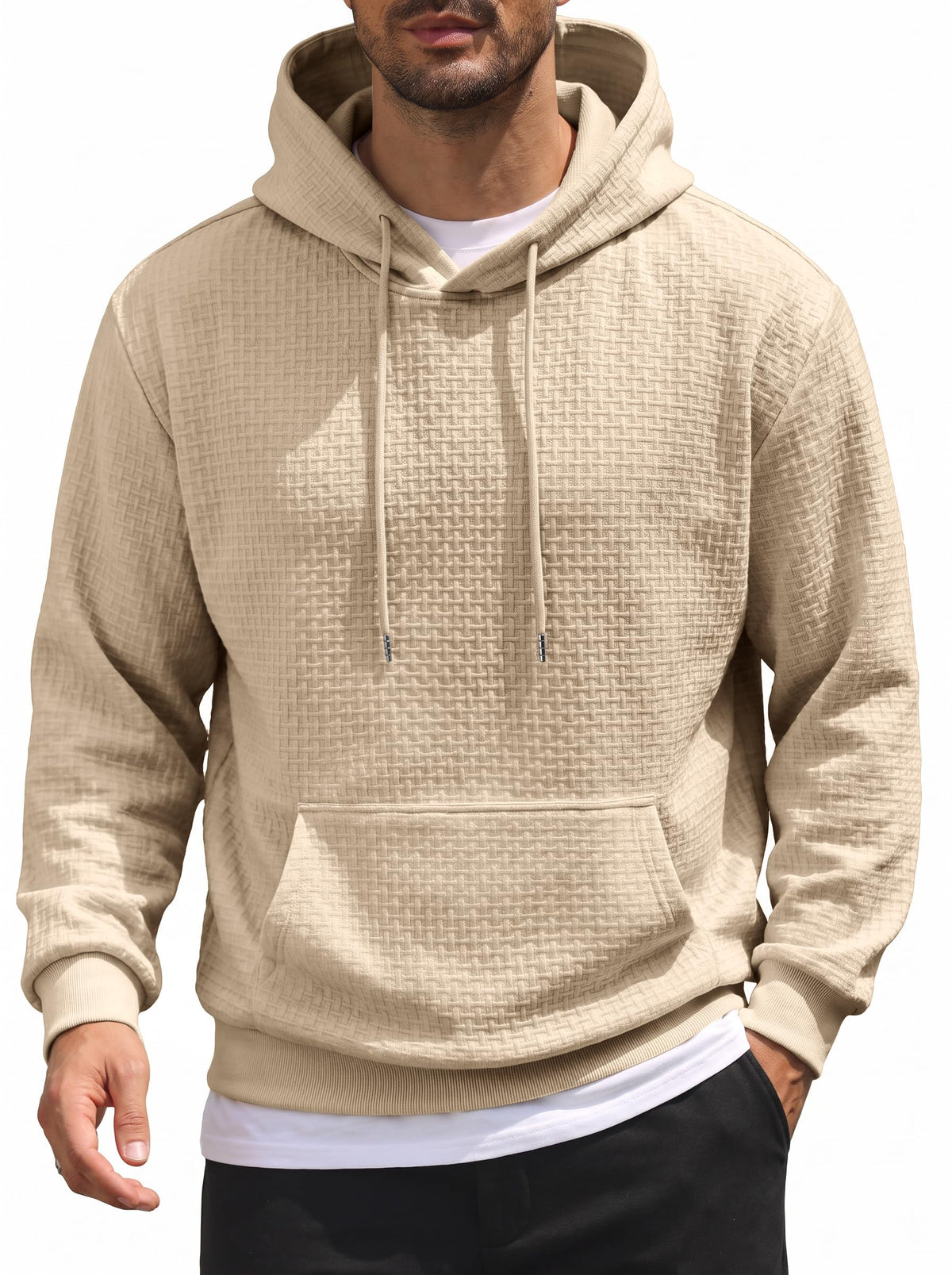 COOFANDY Men's Hoodie Pullover Casual Hooded Sweatshirt Kangaroo Pocket