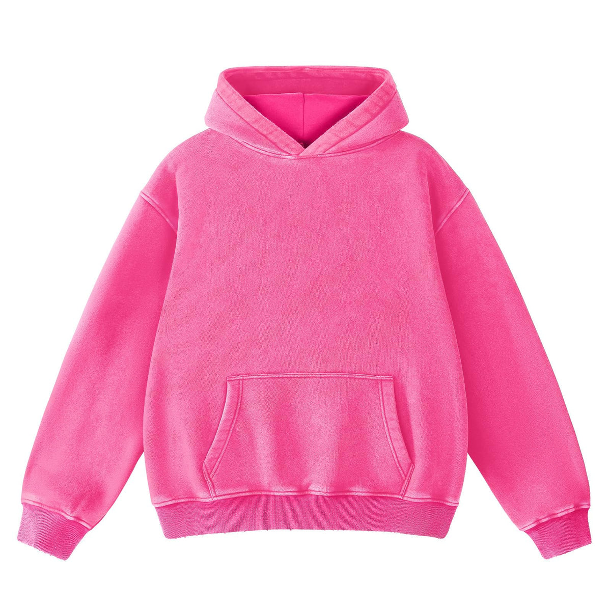 FAIABLE Mens Hoodies Oversized Unisex Acid Wash Hoodie Heavyweight Fleece Vintage Cotton Sweatshirt Men Women Streetwear