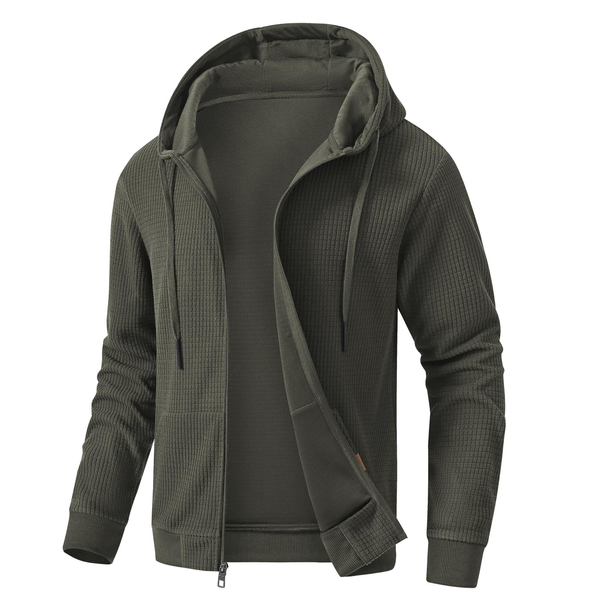 Yundobop Men's Full Zip Casual hoodie Sweatshirt Jacket