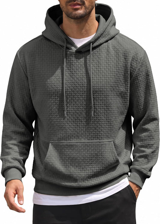 COOFANDY Men's Hoodie Pullover Casual Hooded Sweatshirt Kangaroo Pocket