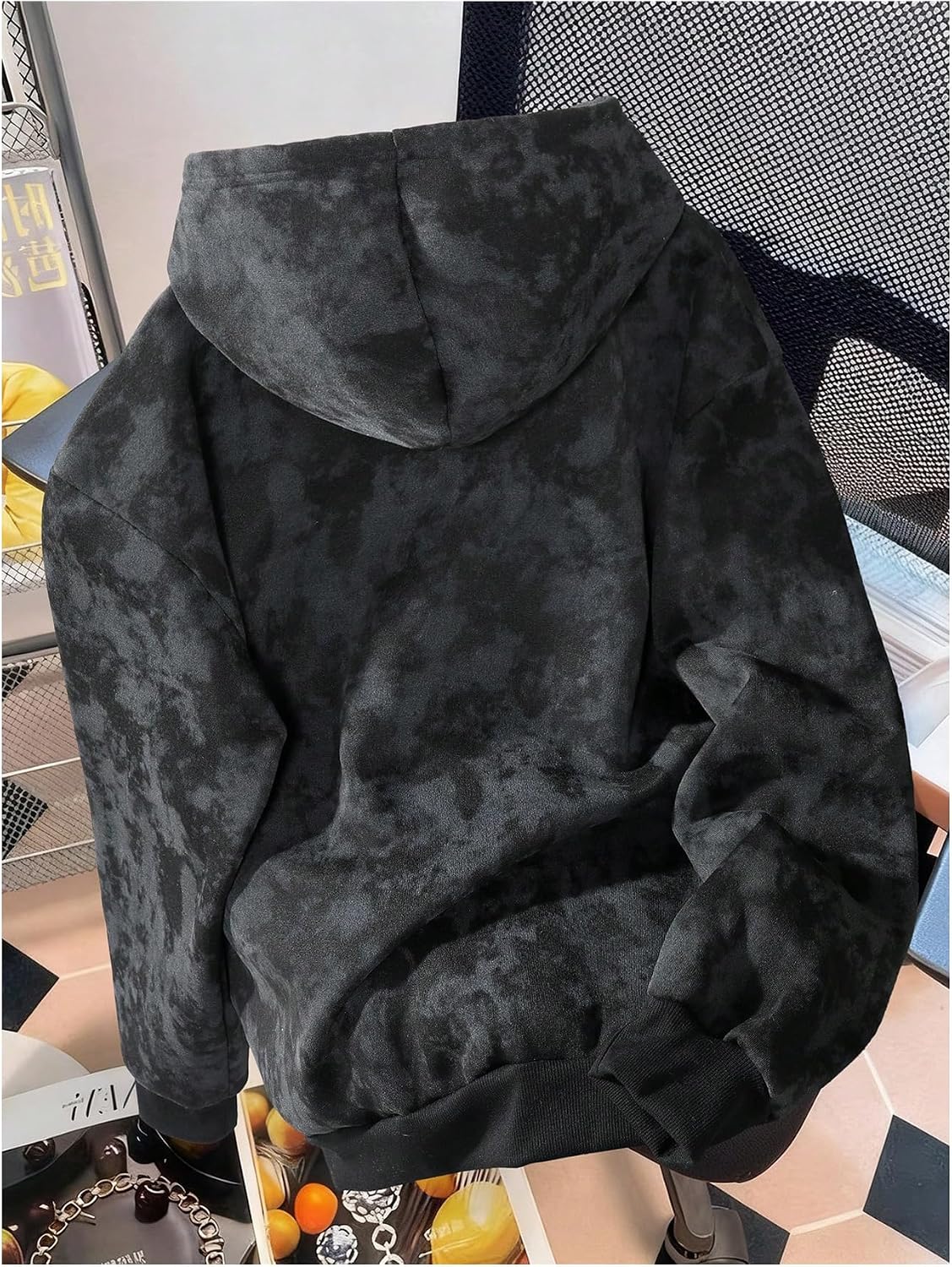 SOLY HUX Men's Vintage Graphic Hoodies Baggy Sweatshirts