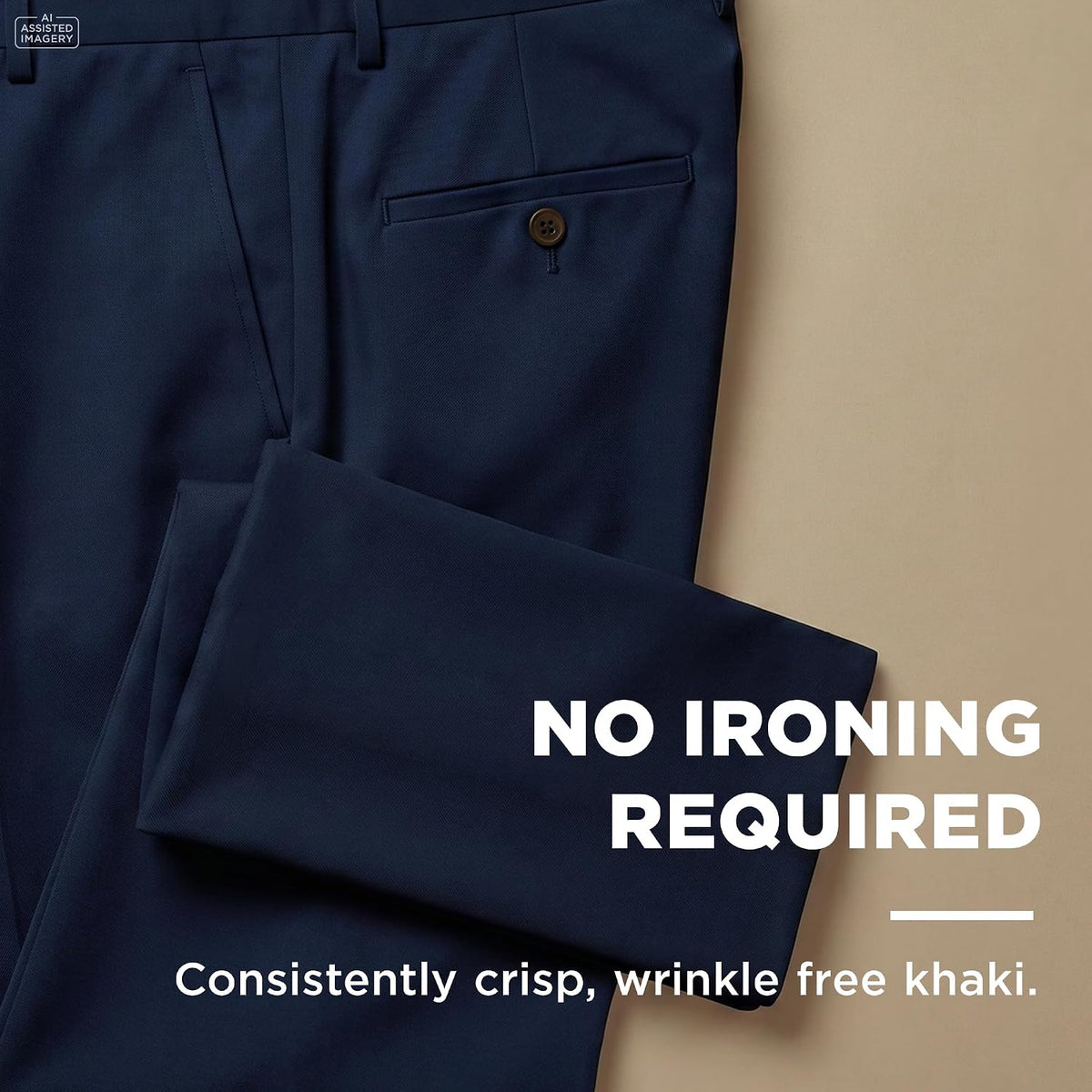 Haggar Men's Classic Fit Premium No Iron Khaki Pant