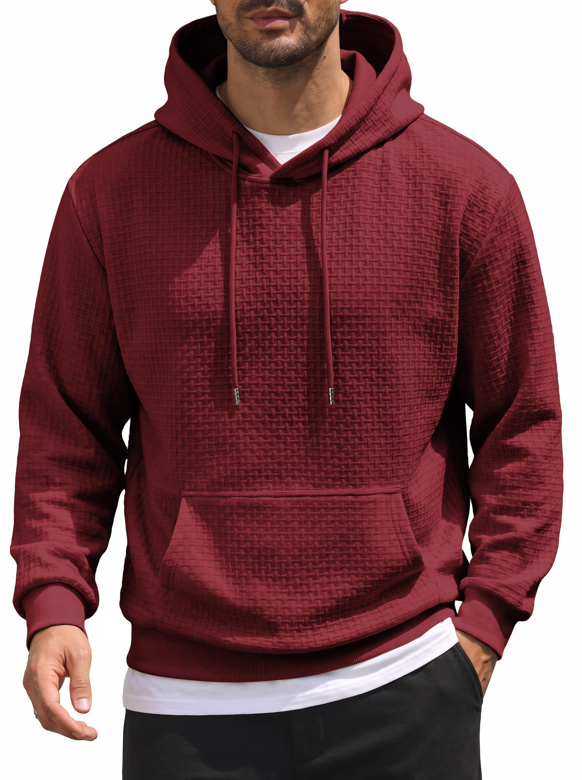 COOFANDY Men's Hoodie Pullover Casual Hooded Sweatshirt Kangaroo Pocket