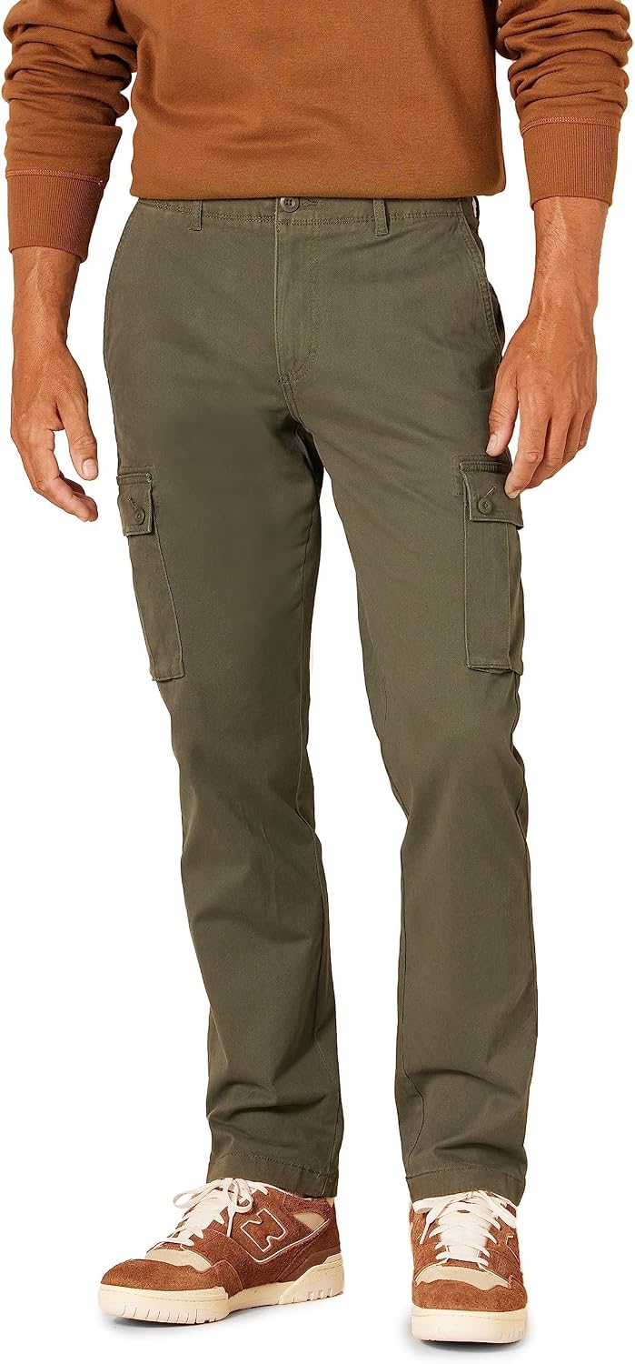 Amazon Essentials Men's Slim-Fit Stretch Cargo Pants with Tapered Leg