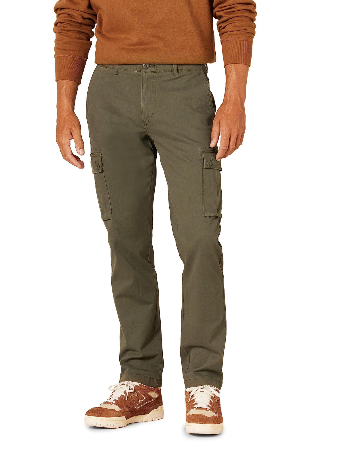 Amazon Essentials Men's Slim-Fit Stretch Cargo Pants with Tapered Leg
