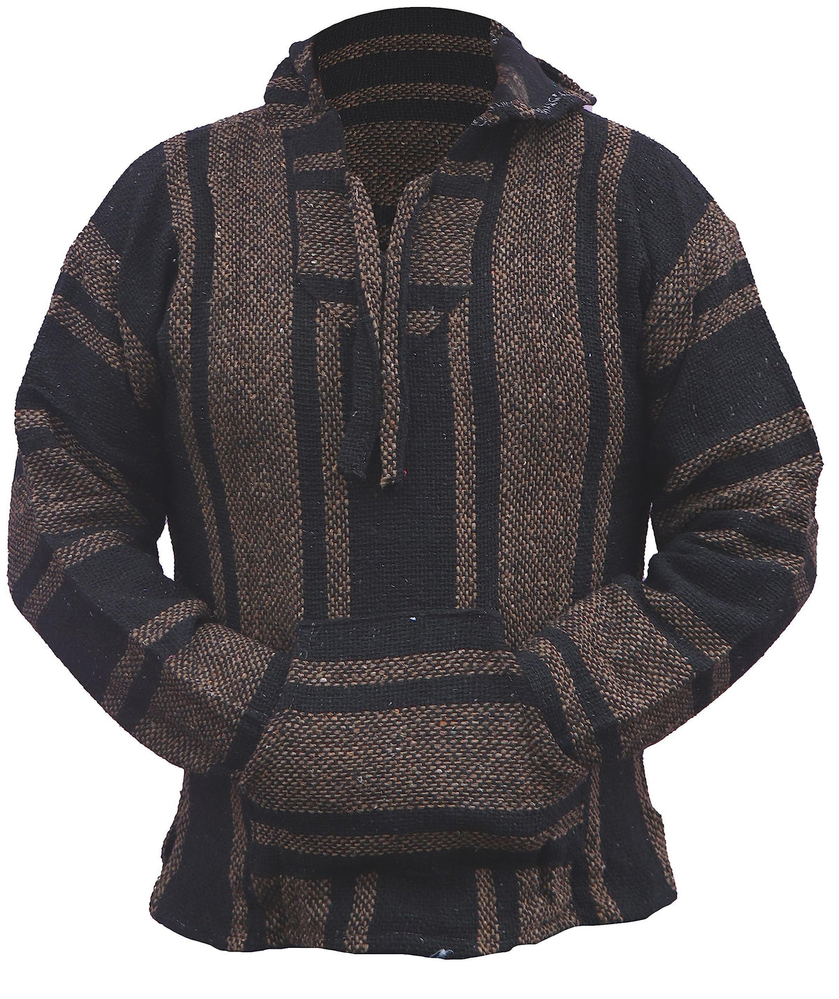 Del Mex Mexican Baja Hoodie Hippie Surf Poncho Sweater Sweatshirt Pullover Jerga