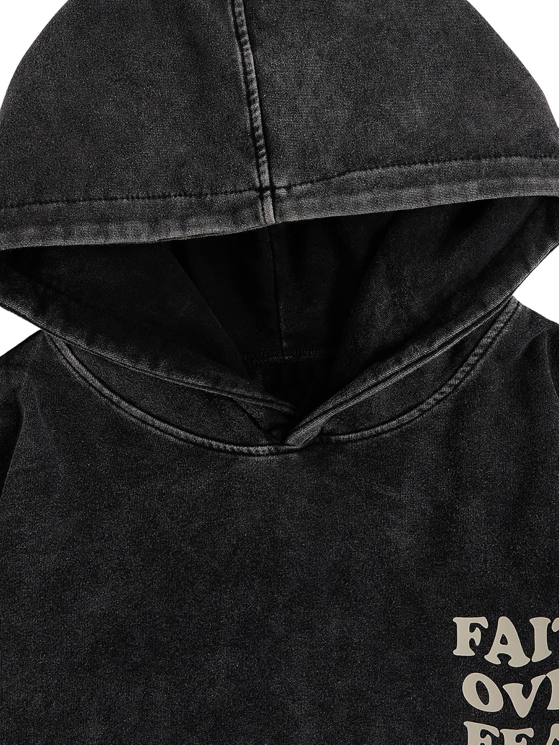 WDIRARA Men's Y2k Graphic Distressed Hoodie Vintage Hooded Sweatshirt